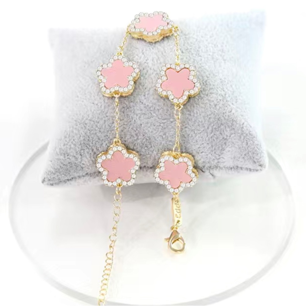 Pink Plum Blossom Bracelet